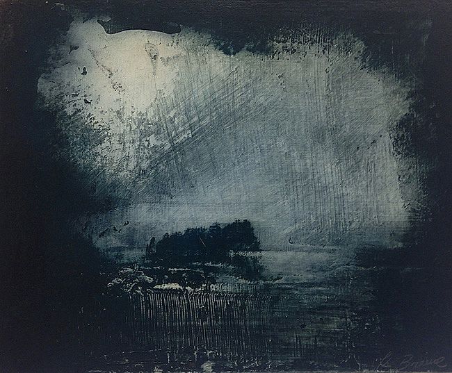 Nocturnal Landscape with Moonlight No6 by Ken Browne